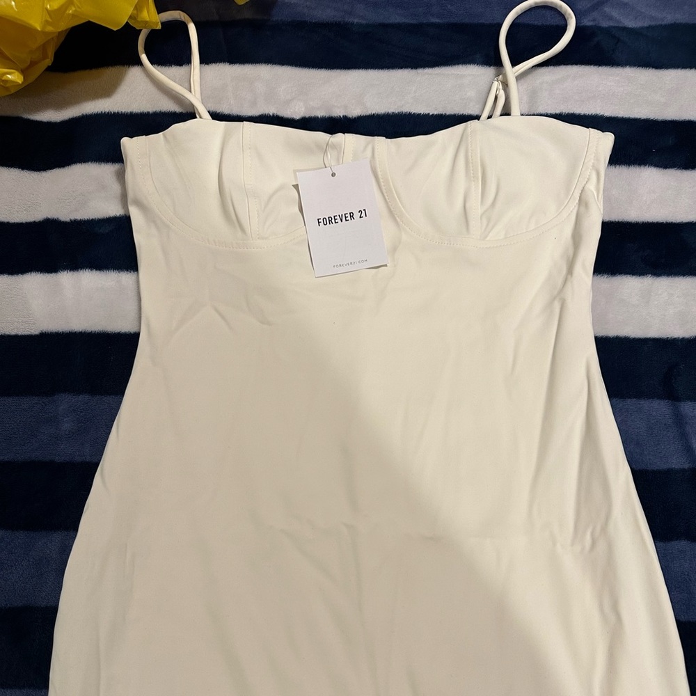 Cream mini dress size S $15